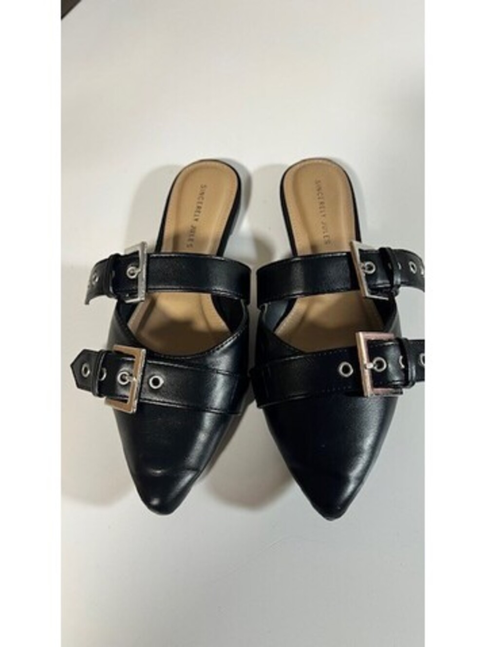 Sincerely Jules Slip-on Flat Mules-Size 7.5
